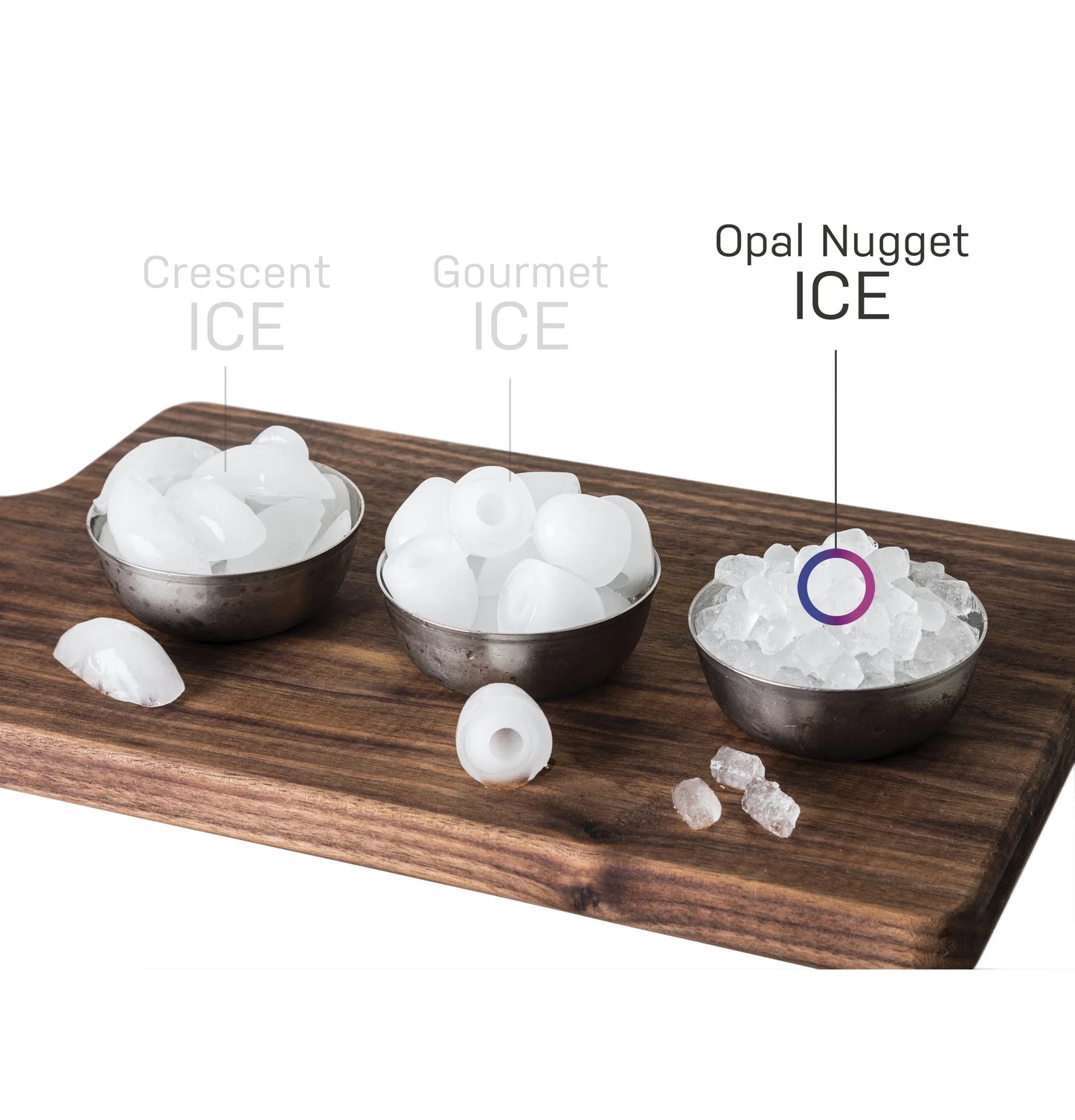 GE Profile™ Opal™ Nugget Ice Maker + Side Tank, Countertop Icemaker, Stainless Steel, 24Lbs Daily Ice Production