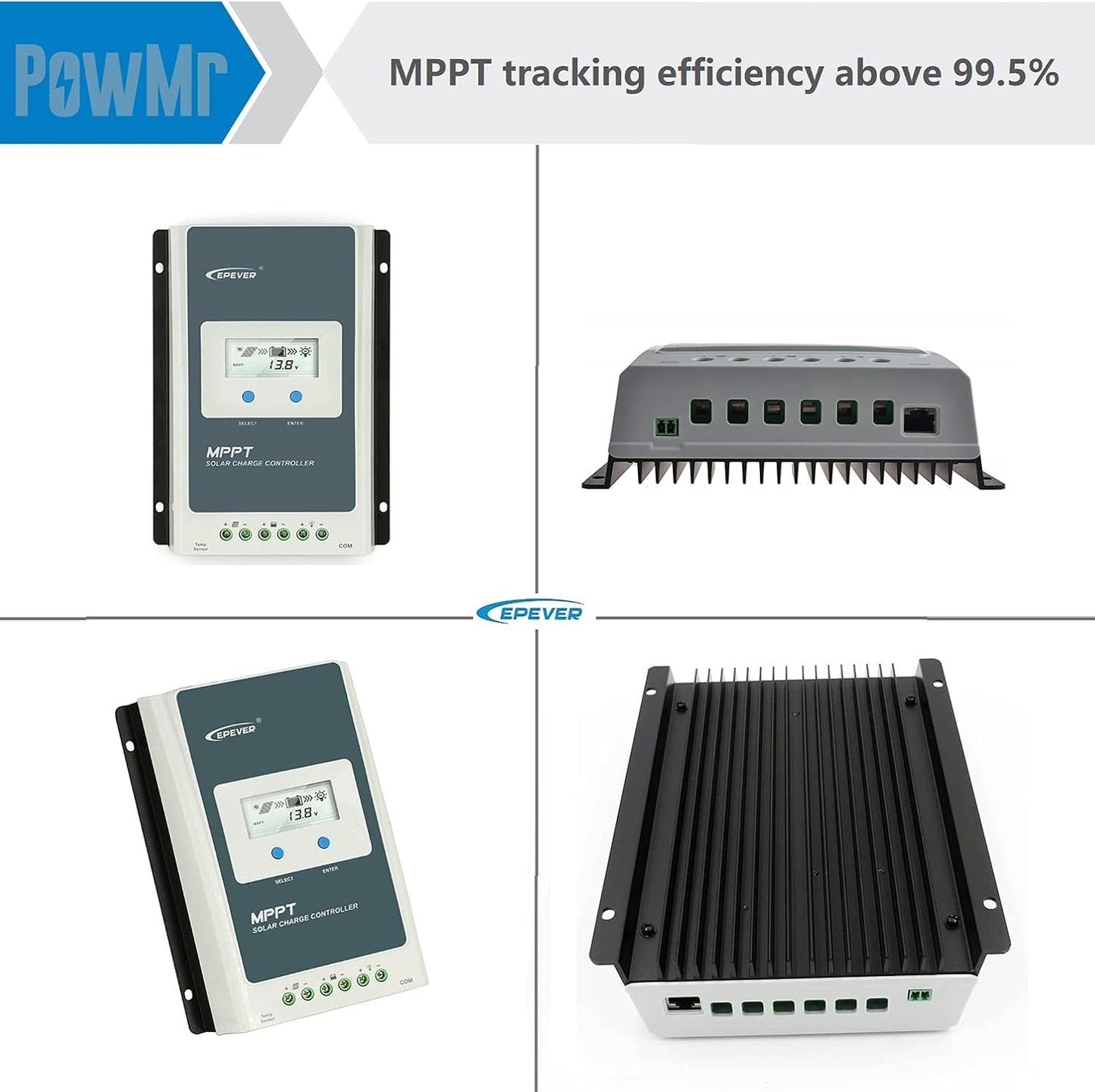 30A Mppt Charge Controller Negative Ground Solar Controller 12V 24V 