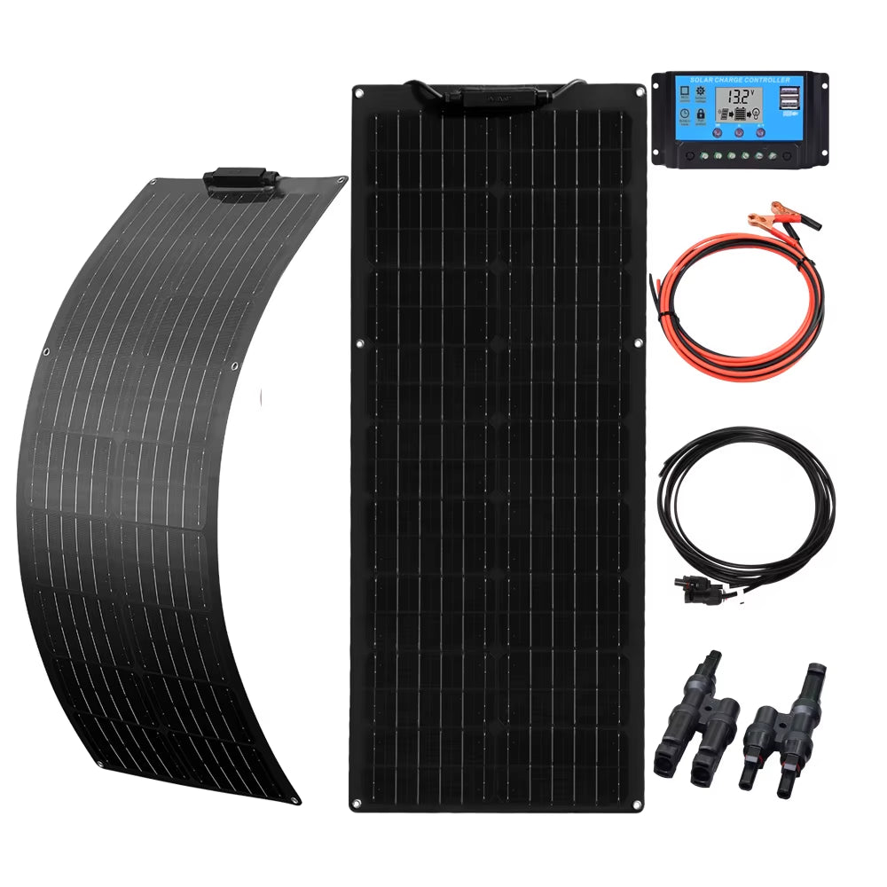 Flexible Solar Panel 50 Watt 12 Volt Monocrystalline 