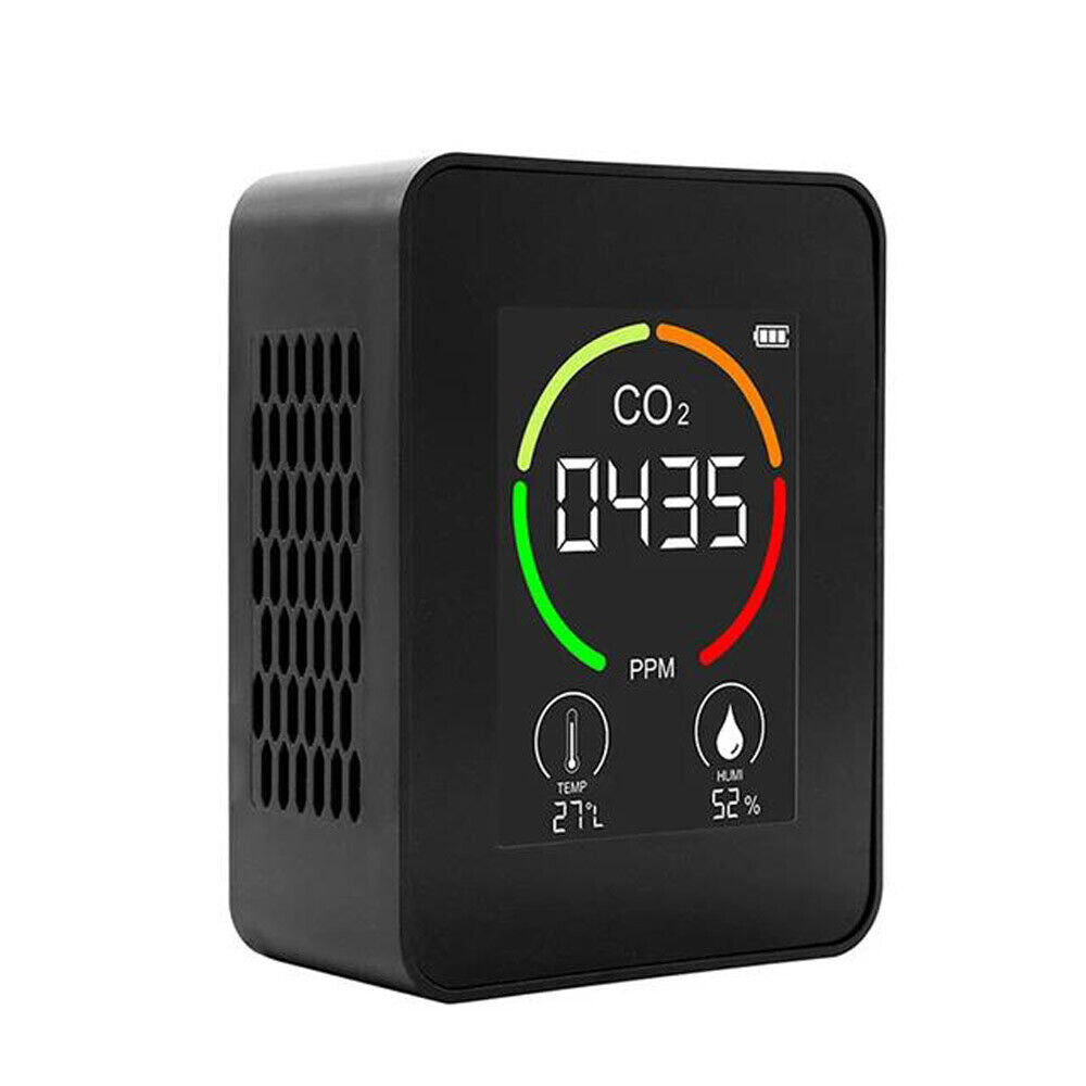 CO2 Meter Air Quality Monitor 400-5000 PPM Sensor Home Carbon Dioxide Detector