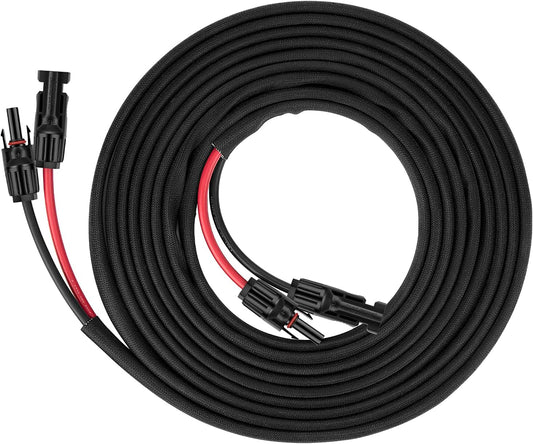 Solar Panel Extension Cable - 30Ft 10Awg(6Mm²) 