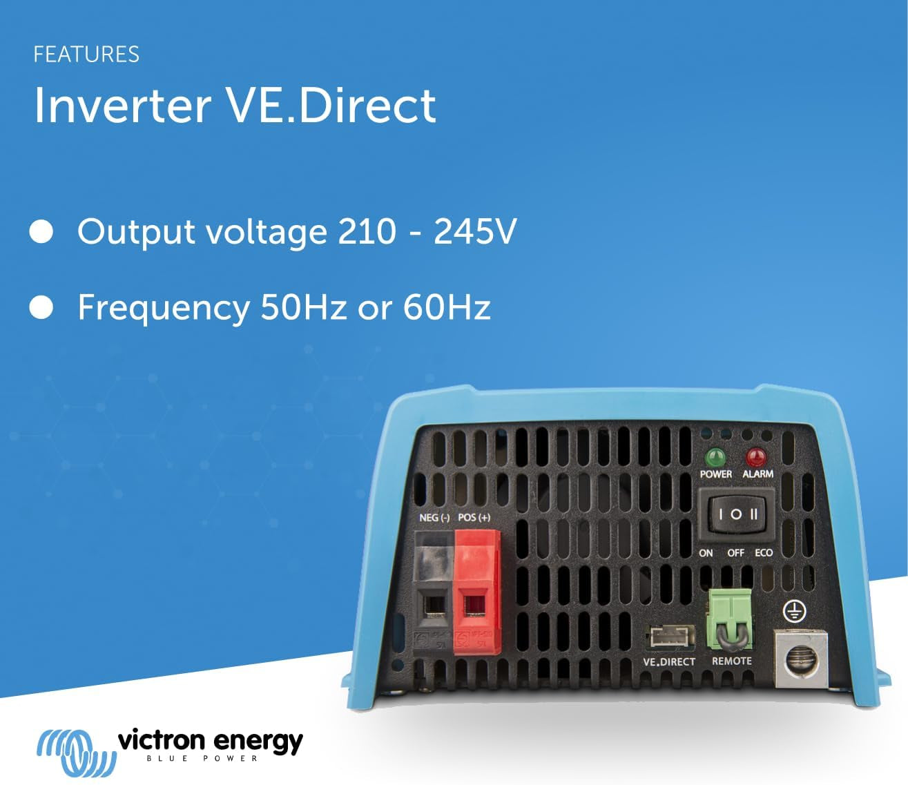 Victron Energy 1200VA 48-Volt 120V AC Pure Sine Wave Inverter