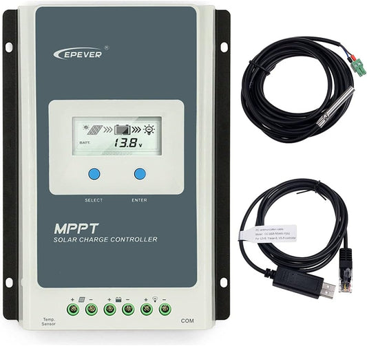 30A Mppt Charge Controller Negative Ground Solar Controller 12V 24V 