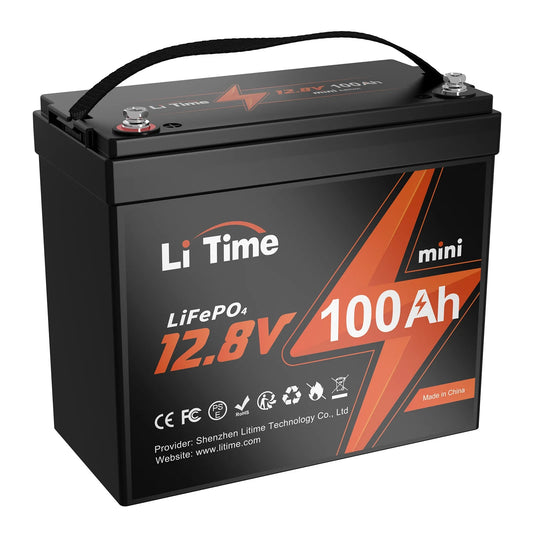 12V 100Ah Lifepo4 Lithium Battery 1280Wh Small Size Lifepo4 Battery