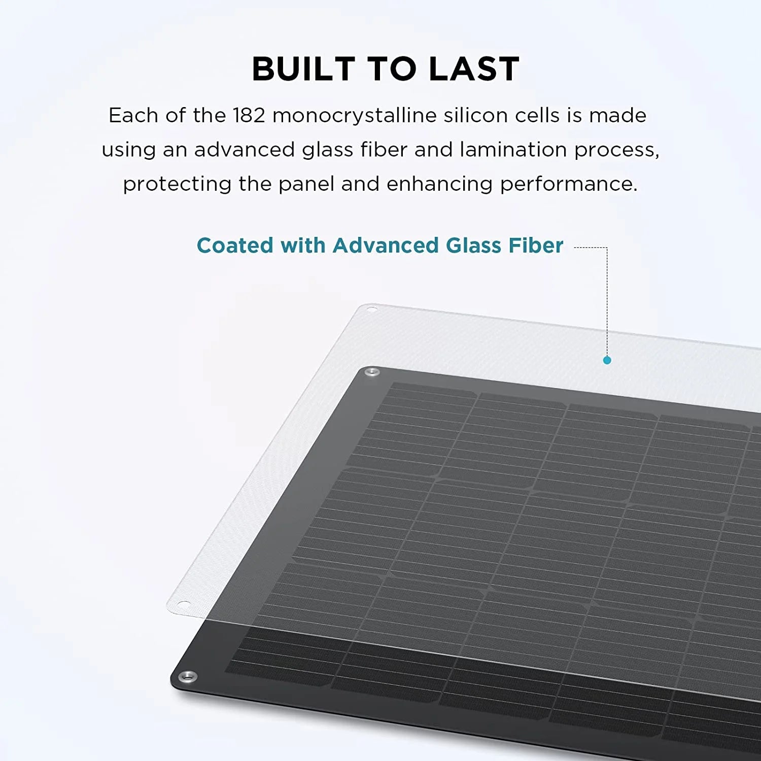 100W Flexible Solar Panel with High Efficiency Solar Modules