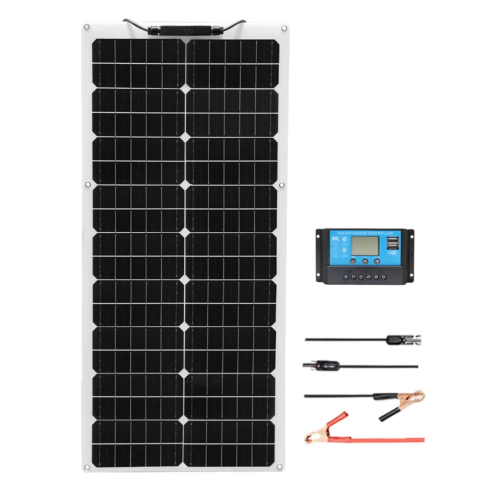 Flexible Solar Panel 50 Watt 12 Volt Monocrystalline 