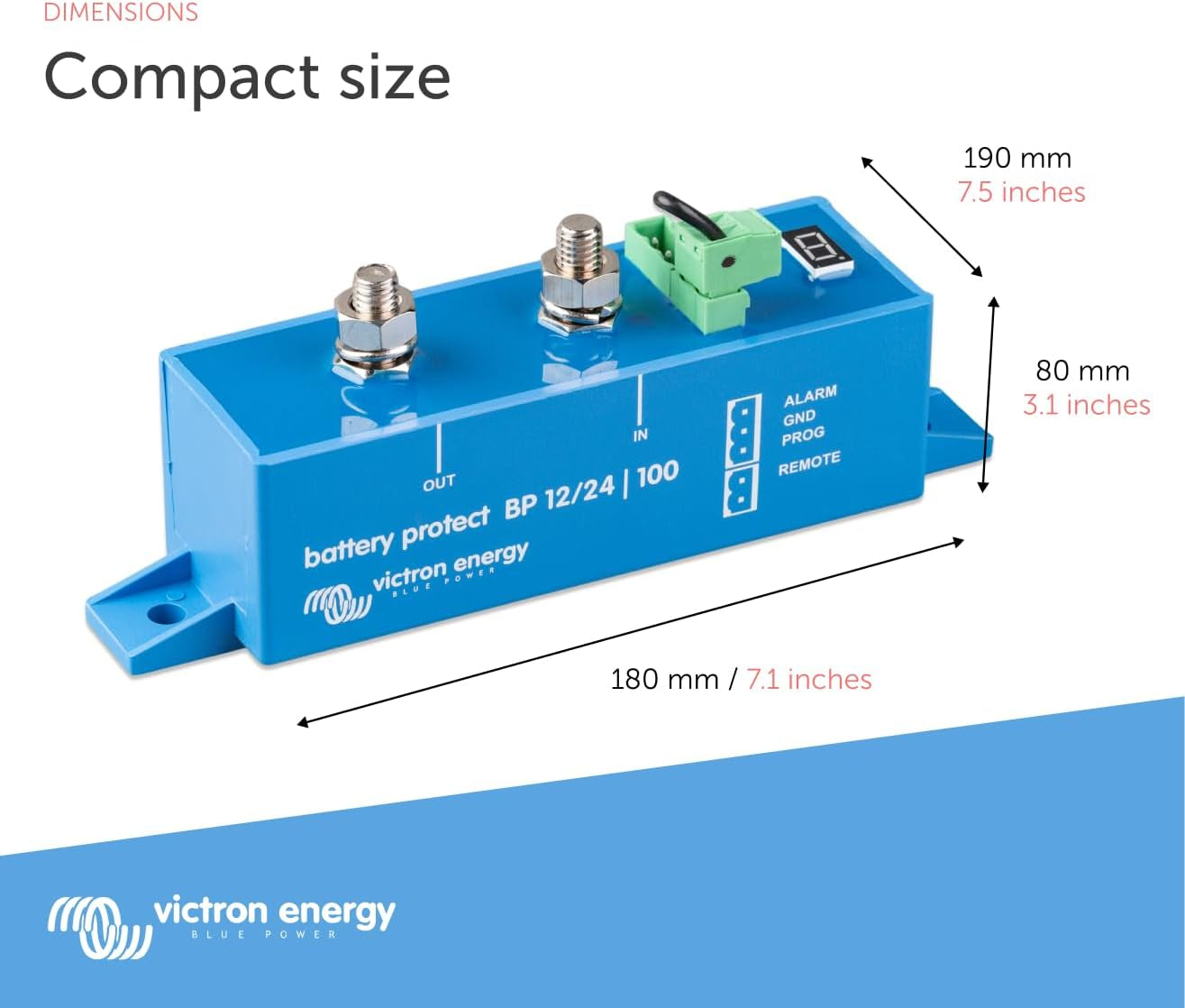 Victron Energy Batteryprotect 12/24-Volt 100 Amp