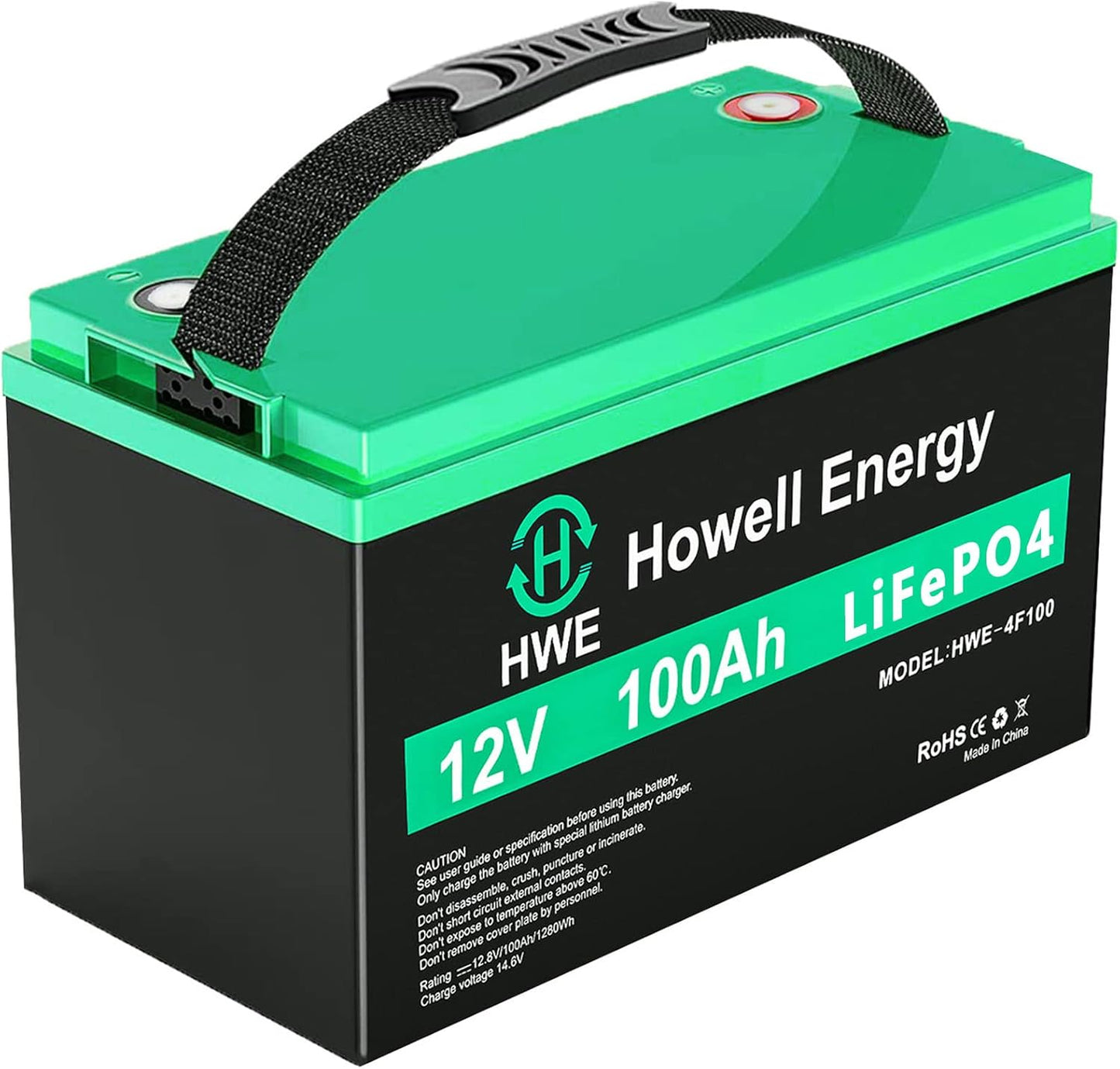 HWE 12V  100Ah Lithium Battery 