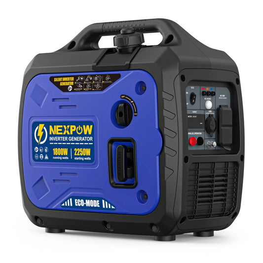 Nexpow Portable Inverter Generator, 2250W Super Quiet Gasoline Generator, Parallel Capability