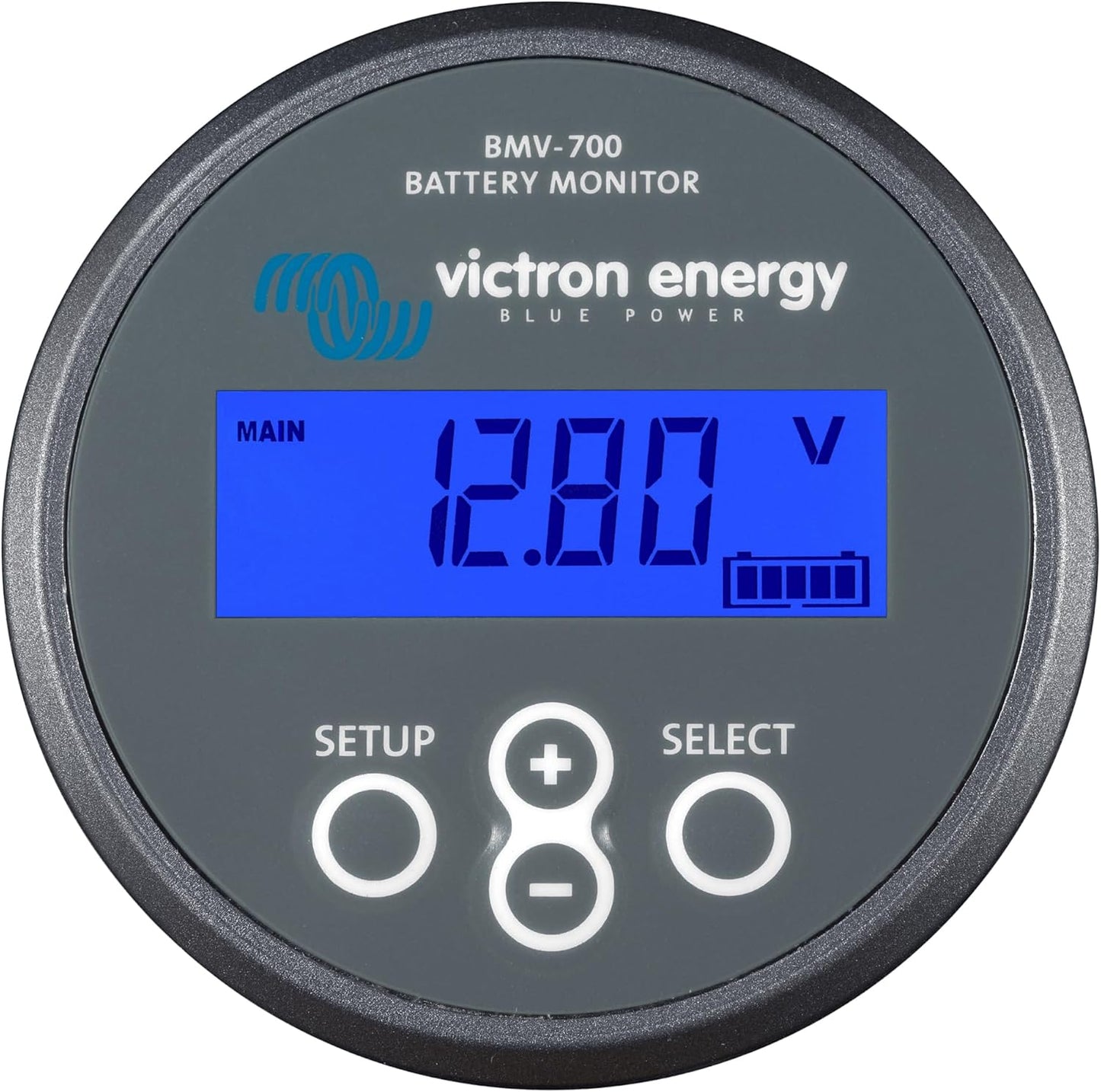 Victron Energy BMV-700 Battery Monitor with Shunt & Display - 6.5-95 VDC - Grey